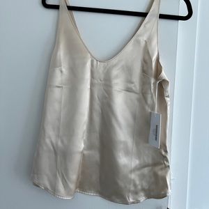 Reformation silk tank top
